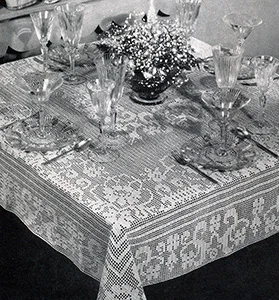Aristocrat Tablecloth Pattern #7528