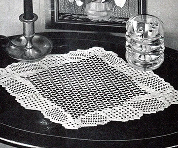 Love-at-Sight Doily #7571 Pattern