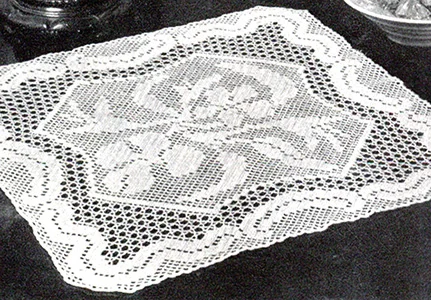 Party Piece Doily Pattern #7600