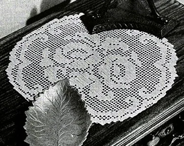Rosy Future Doily Pattern