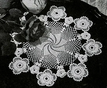 Irish Crochet Doily Pattern
