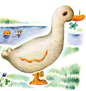 Louella Duck Stuffed Animal Pattern #PC-1509