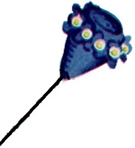 Cone Button Trimmed Pin Pattern