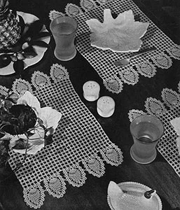 Rectangular Luncheon Set Pattern #7774-A
