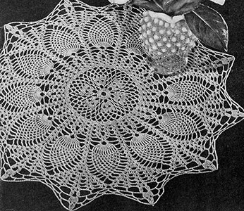 Sunburst Doily Pattern #D-116