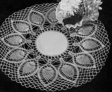 Palm Fronds Doily Pattern #D-117