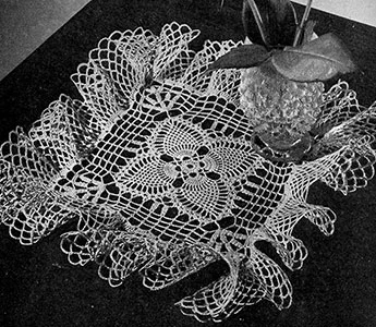 Pineapple Trellis Doily Pattern #D-120