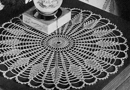 Sundial Doily Pattern #D-125