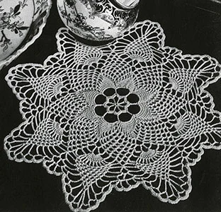 Pineapple Points Doily Pattern #PD-424