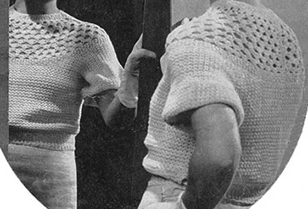 Lace Yoke Blouse Pattern #5