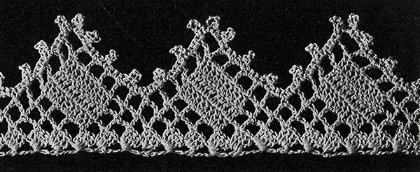 Pointed Filet Edging Pattern #13