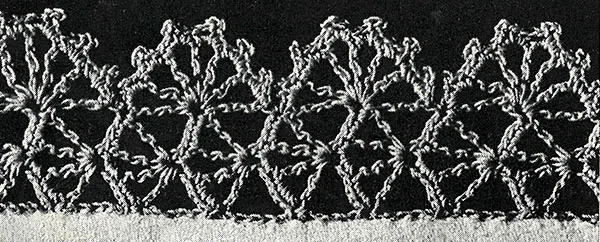 Monkeyface Lace Edging Pattern #323