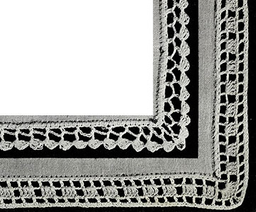 Edgings with Corners Pattern #329A-#329B | Crochet Patterns