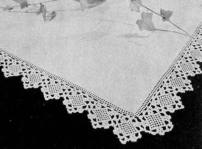 Square Motif Edging Pattern #342