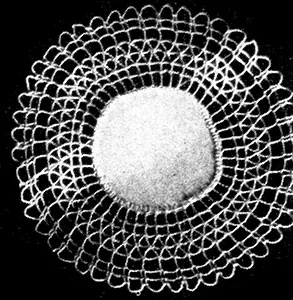Doily with Cluny Crochet Pattern #416