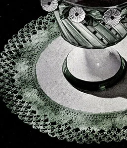 Shell and Knot Stitch Doily Pattern #419