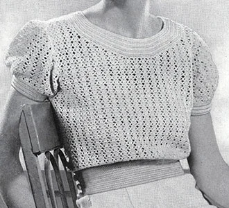 Summer Mesh Blouse Pattern #15