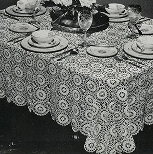 The Star Wheel Tablecloth Pattern #744
