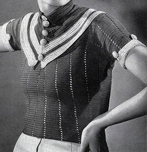 Parisian Striped Blouse Pattern #121