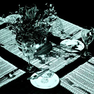 Dresden Luncheon Set Pattern #710