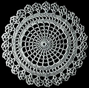 Spider Web Doily Pattern #761
