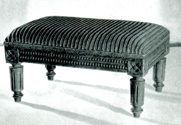 Footstool Cover Pattern #904