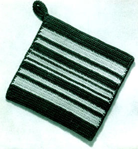 Striped Hot Dish Holder Pattern #97