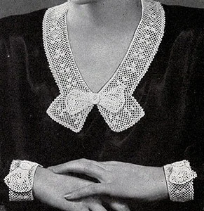 Irish Rose Collar and Cuffs Pattern #2032