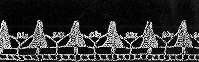 Pine Tree Edging Pattern