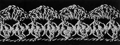 The Hairpin Garden Edging Pattern