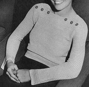 Leisure Hour Sweater Pattern #173