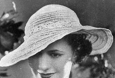 Garden Party Hat Pattern #2014