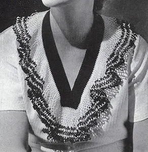Band and Frill Collar Pattern #2036