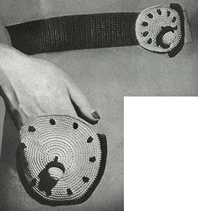 Acorn Belt and Pocket Set Pattern #2095