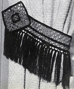 Fringed Tie-Back Pattern