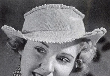Fringed Hat Pattern #2067