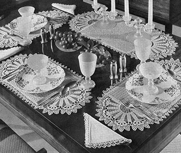 Sunset Luncheon Set Pattern #7018