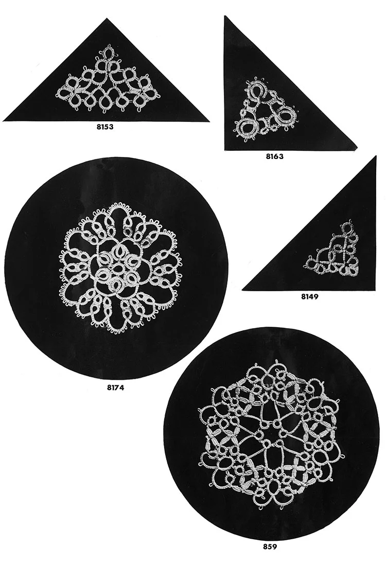 Tatting Medallion Patterns #8153, #8163, #8149, #8174, #859