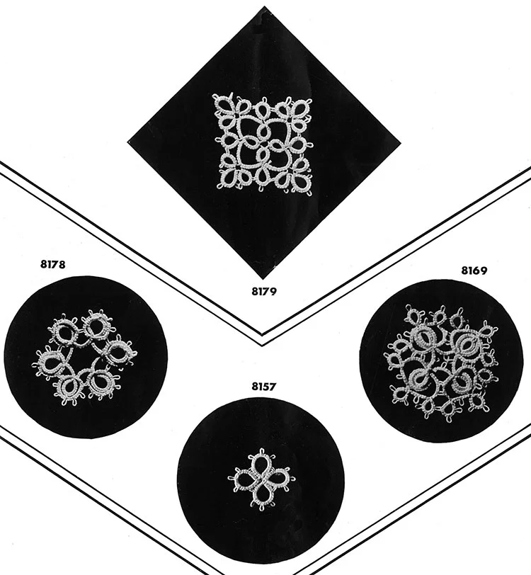 Tatting Medallion Patterns #8179, #8178, #8157, #8169