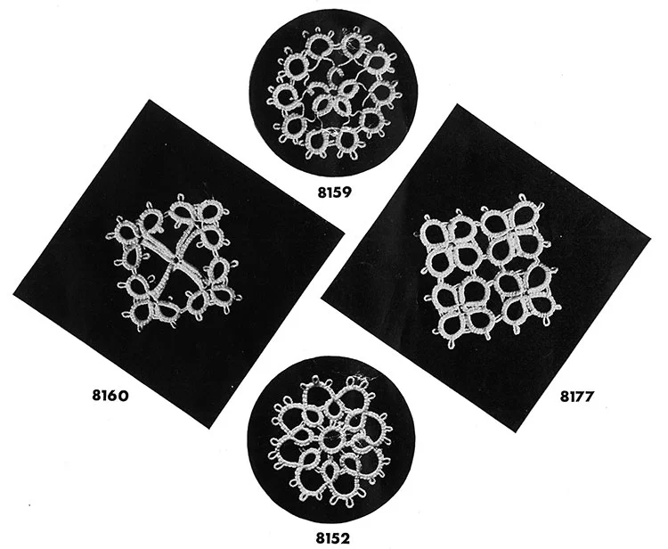 Tatting Medallion Patterns #8160, #8159, #8152, #8177