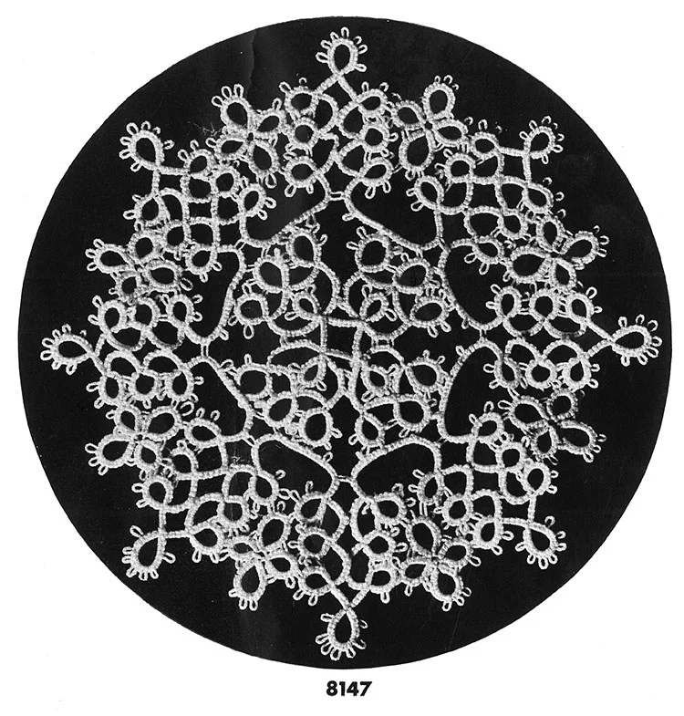 Tatting Doily Pattern #8147