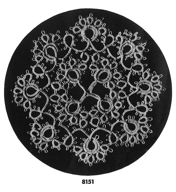 Tatting Doily Pattern #8151
