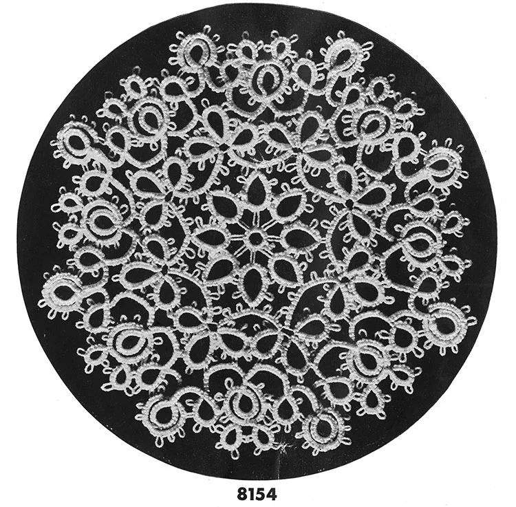Tatting Doily Pattern #8154