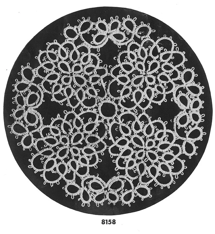 Tatting Doily Pattern #8158