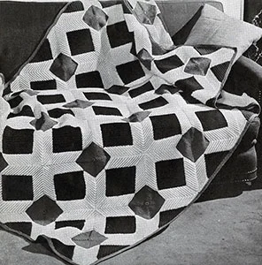 Criss Cross Afghan Pattern #629