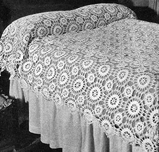 Star Wheel Bedspread Pattern #200