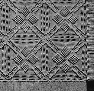 Popcorn Trail Bedspread Pattern #612