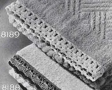 Towel Edging Pattern, No. 8189