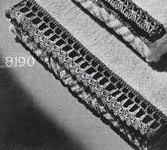 Towel Edging Pattern, No. 8190