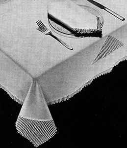 Trellis Luncheon Set Pattern #7005